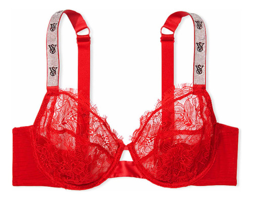 Victoria's Secret Full-cup Shine Strap Lace Bra