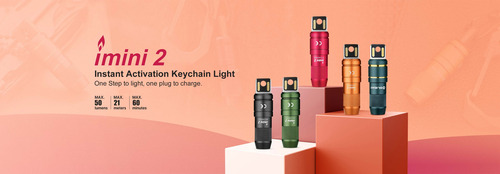 Olight Linterna I Mini 2 Magnética Recargable Blanco Verde