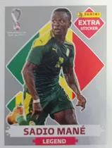 Comprar Figurita Sadio Mané Extra Sticker Legend Plata Qatar 2022