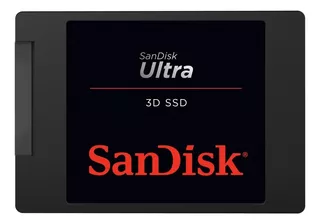 Disco sólido interno SanDisk Ultra 3D SDSSDH3-500G-G25 500GB preto