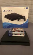 Comprar Playstation 4 Slim 1tb + 4 Juegos + 2 Controles.