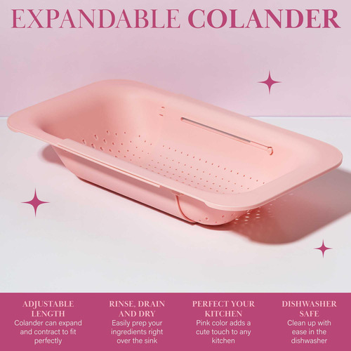 Colador Expandible Paris Hilton Rosa