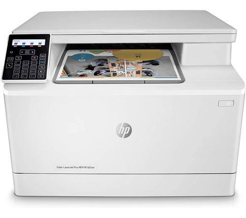 Impresora Multifunción Hp Color Laser Jet M182nw M182 M180