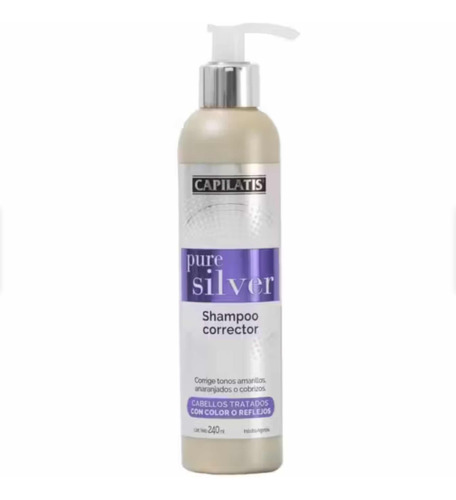 Capilatis Shampoo Corrector Pure Silver 240 Ml.