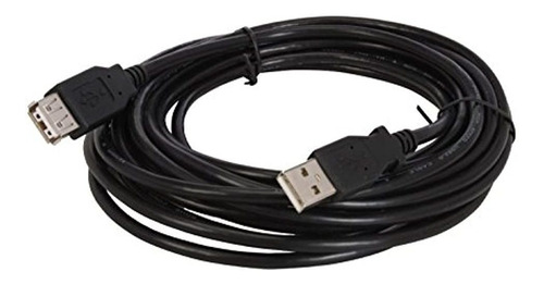 Nippon Labs Usb-15-mf-bk 15-pies Usb 2.0 Cable De Extensión