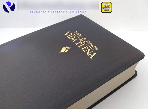 Biblia De Estudio De La Vida Plena Rvr60 Tapa Simil Piel
