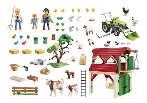 Granja Playmobil Cría de Animales 