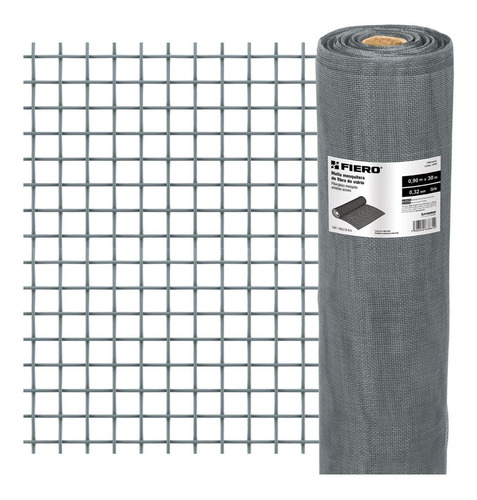 Malla Mosquitera Fibra Vidrio Gris 0.90 X 30 M 44965