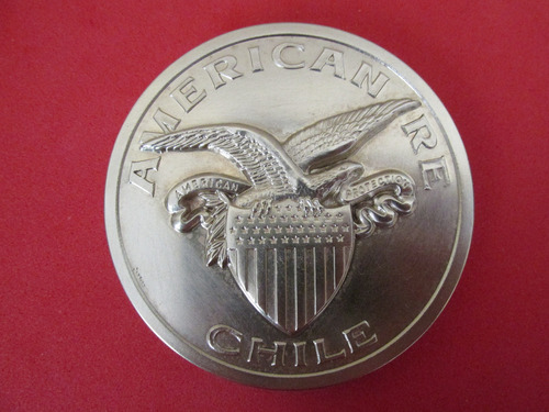 Antigua Medalla Cia Reaseguradora American-re Chile Muy Rara