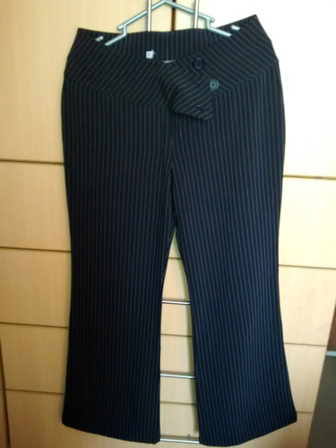 Pantalón Negro De Vestir Talla M Usado 9 Puntos De 10 