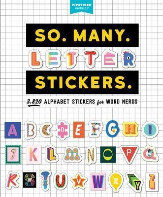 Libro So. Many. Letter Stickers. : 3,750 Alphabet Sticker...