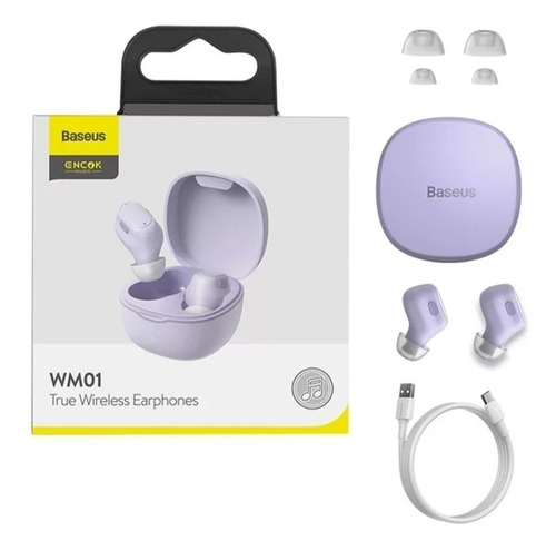 Imagen 1 de 2 de Auriculares Baseus Wm01 Bluetooth 5.0