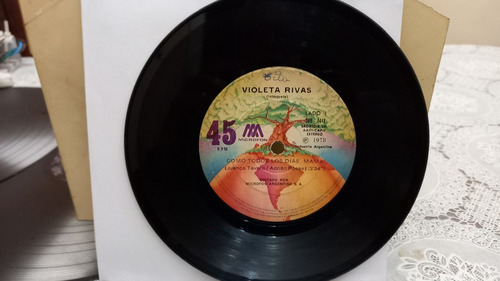 Violeta Rivas Como Todos Los Dias Mama Vinilo Simple 7 Ex+