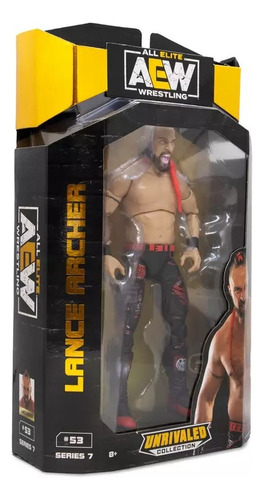 Lance Archer Aew Unrivaled Series 7 #53 Jazwares 6.5 Pulg.
