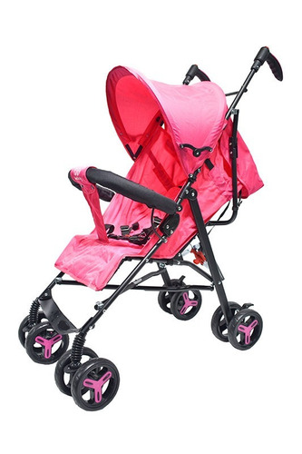 Coche Paseador Fucsia Reclinable Tipo Sombrilla