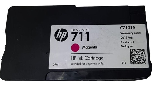 Cartucho Hp Cz131a 711 Magenta 29ml Designjet Tt530, T520