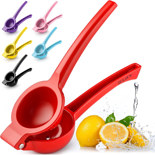 Exprimidor De Limones De Metal, Zulay Kitchen Rojo