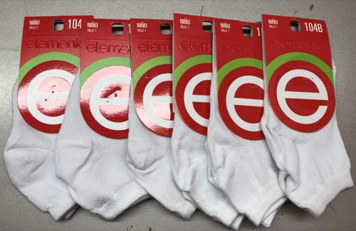 Imagen 2 de 7 de Promo 6 Pares Soquetes Elemento Niño Niña Art 104 Originales De Algodon Oferta Sale Podes Armar El Surtido Temporada Hot