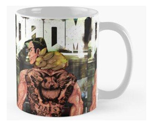 Taza Doom Guy Daisy Doom Comic Retro Fps Impresión De Juegos