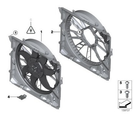 Imagen 6 de 9 de Motoventilador Nuevo Bmw 120i 125i 130i 325i 330i Z4 &