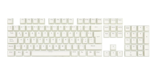 Set De Keycaps Redragon A130w-sp Scarab White Blanco Pc