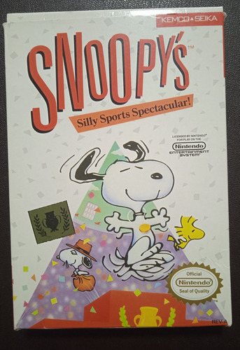 Snoopy En Caja Y Con Manual - Nintendo Nes 