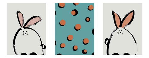 3 Uds., Póster De Pintura, Lienzo, Pared, Imagen De Animal