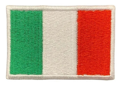 Parche Bordado Bandera Italia Termoadhesiva 6 X 4 Cms