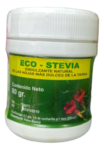 Stevia En Polvo 80 G (6.800)