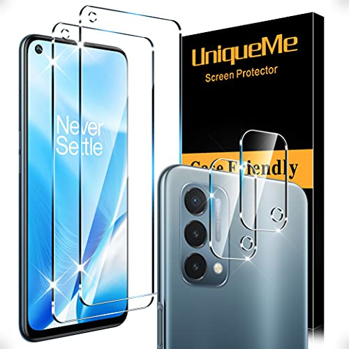 Uniqueme [2+2 Pack] Compatible Con Oneplus Nord N200 Fzklq