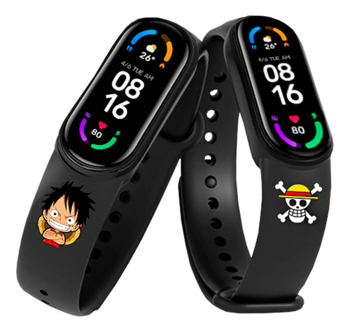 Correa Compatible Con Xiaomi Mi Band 5 Y 6 One Piece