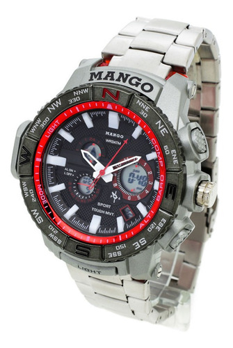 Reloj Mango Hombre 1640 Analógico Digital Crono Wr30 Fecha