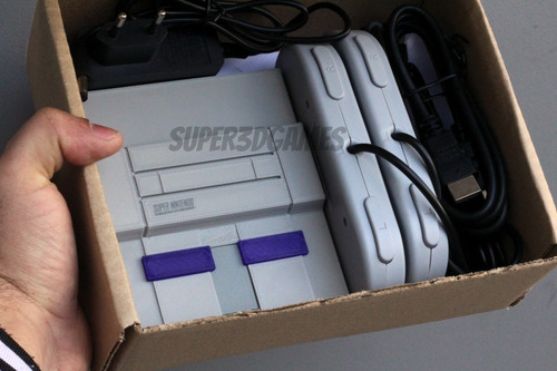 Imagem 7 de 10 de Mini Retro 2 Controles Super Nintendo 8 Mil Jogos Ps1 N64