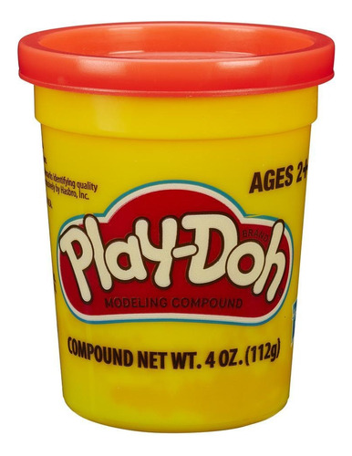 Massa De Modelar Play-doh Pote Individual - Vermelho Hasbro