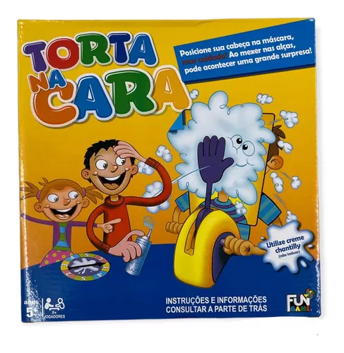 Brinquedo Jogo Torta Na Cara Pie Face Interativo Divertido