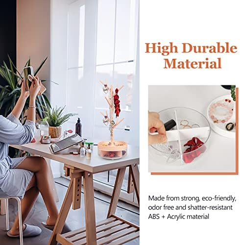 Inmorven Soporte Pequeño Para Joyería, Soporte Para Árbol De