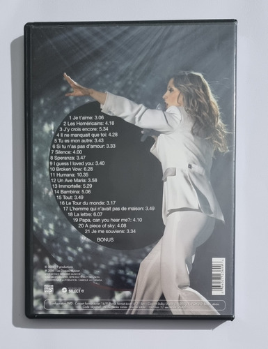 Dvd Lara Fabian - Un Regard 9 Ao Vivo - Importado- Raro!