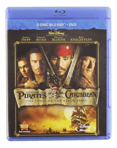 Piratas Del Caribe: Perla Negra. Blu Ray Importado