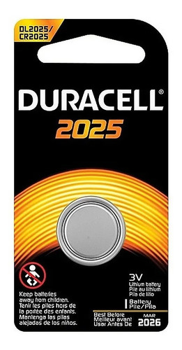 Pila 2025 Boton Duracell Blister , Nueva Y Sellada. Envios.