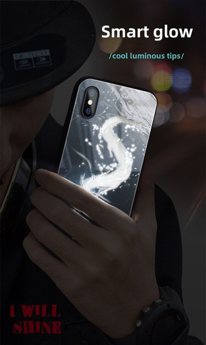Funda De Teléfono Led Con Flash Luminoso For Llamadas Entra