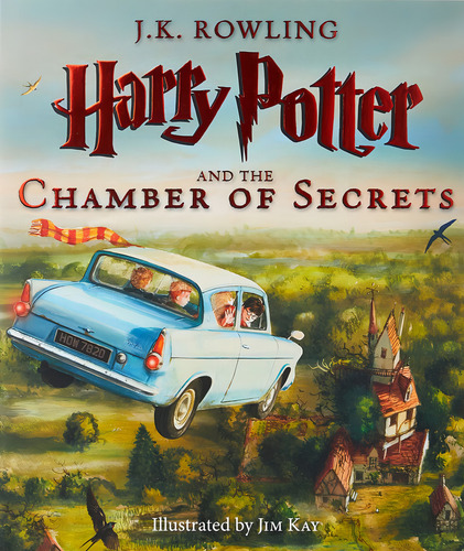Harry Potter And The Chamber Of Secrets Illustrated Edition de J. K. Rowling Idioma Inglés Editorial Scholastic Pasta Dura