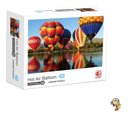 Rompecabezas Puzzle 1000 Piezas Aerostatico Hot Air Balloon 