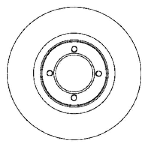 Disco Freno Del (228mm) Toyota Corolla 1979-1981