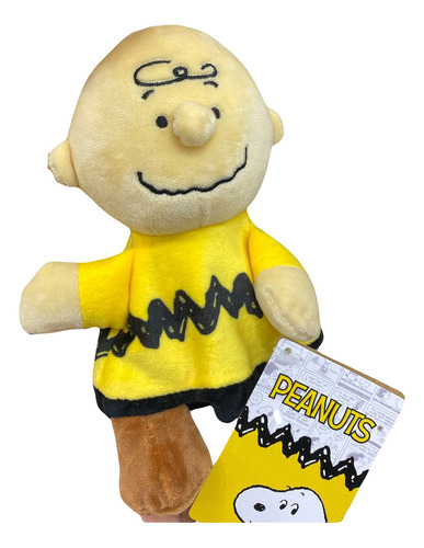 Peluches Peanuts. Línea Palm Pals. Snoopy Y Amigos Color Celeste