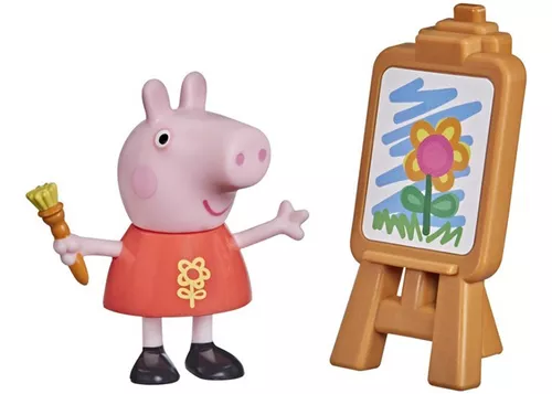 Set figuras acción Peppa Pig Hasbro articulada