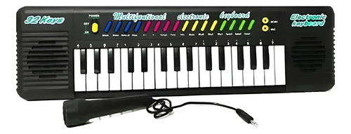 Teclado Musical Electrónico Infantil Con Micrófono 32 Teclas