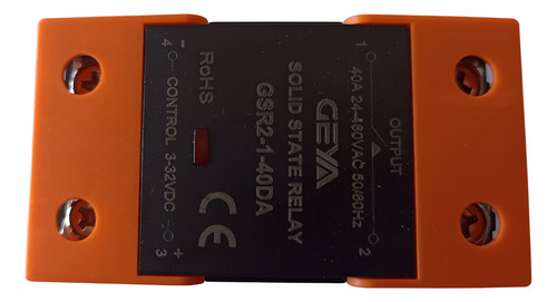 Juego De 2 Relevadores De Estado Solido Geya 40a