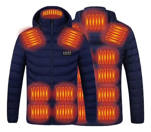 Abrigo De Invierno, Chamarra Con Calefacción Eléctrica Usb