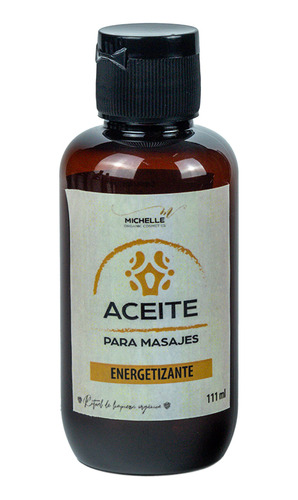 Aceite Para Masaje Energizante 111ml Michelle Organic