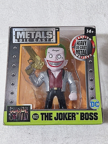 Figura Metal, The Joker Boss Con Tatuajes 6cm, Jada Toys S16